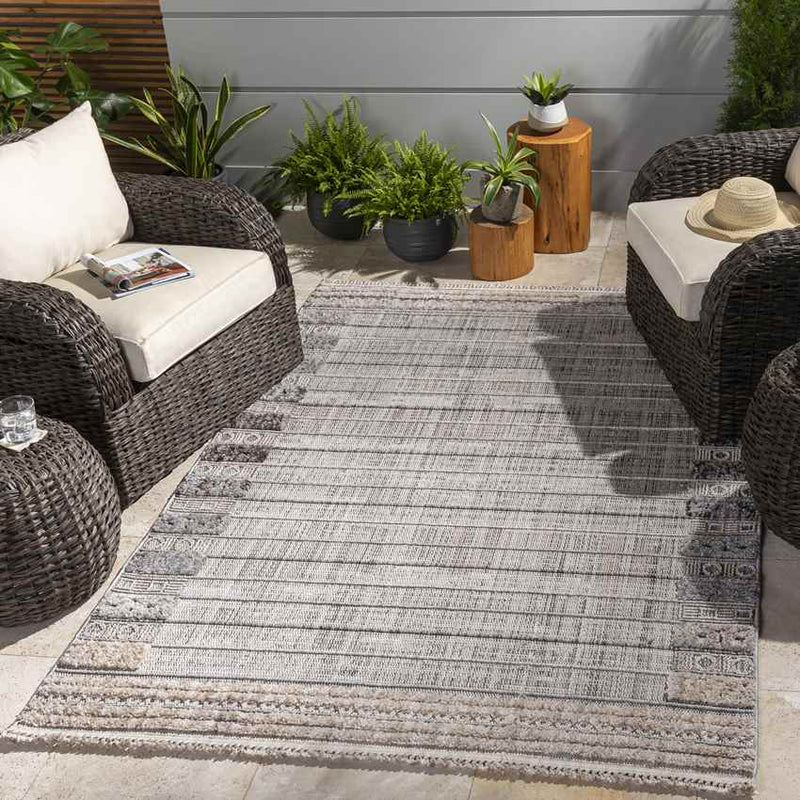 Le Claire Global Charcoal Area Rug