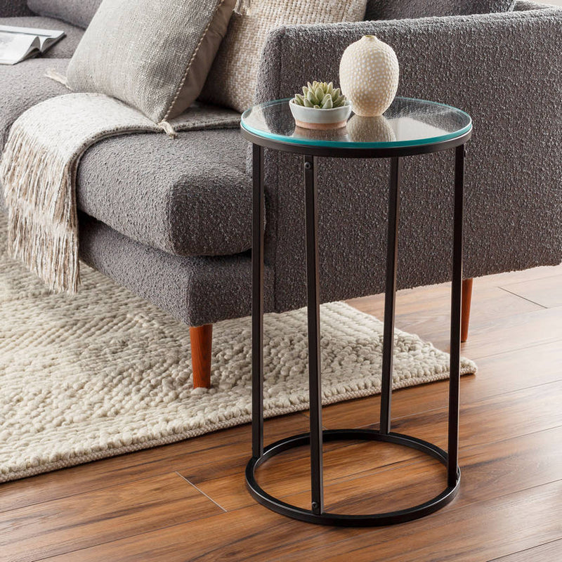 Hyryla Clear End Table