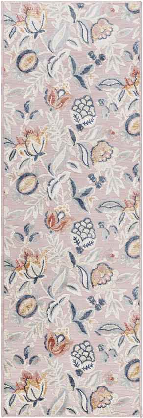 Damar Cottage Pale Pink Area Rug