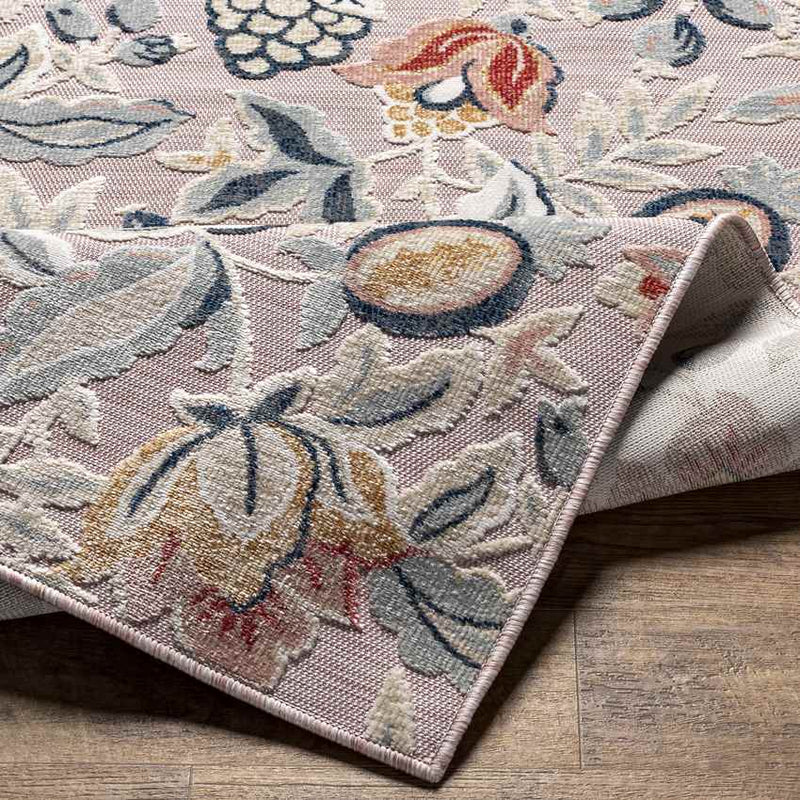 Damar Cottage Pale Pink Area Rug