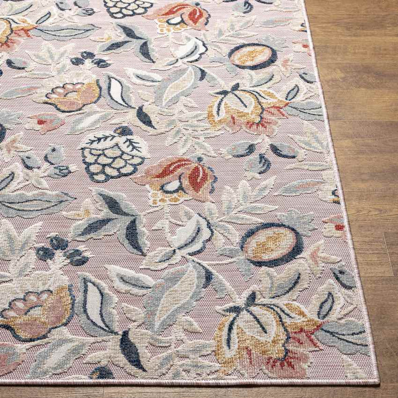 Damar Cottage Pale Pink Area Rug