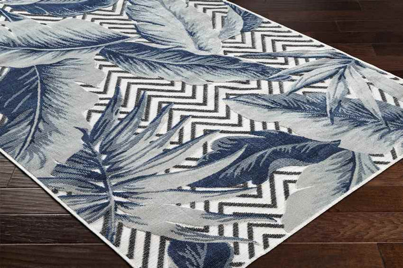 Delhi Coastal Denim Area Rug