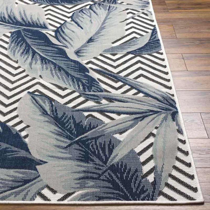 Delhi Coastal Denim Area Rug