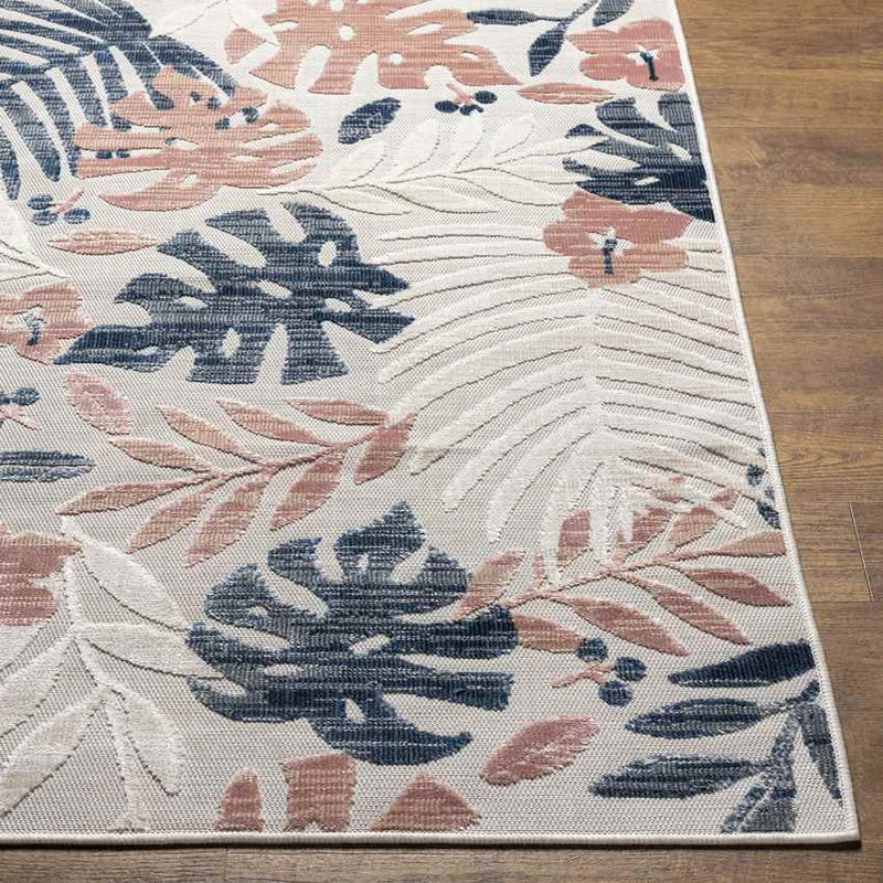 Delia Coastal Cream Area Rug