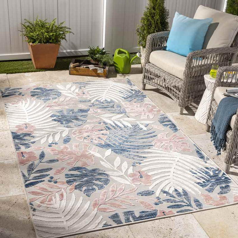 Delia Coastal Cream Area Rug