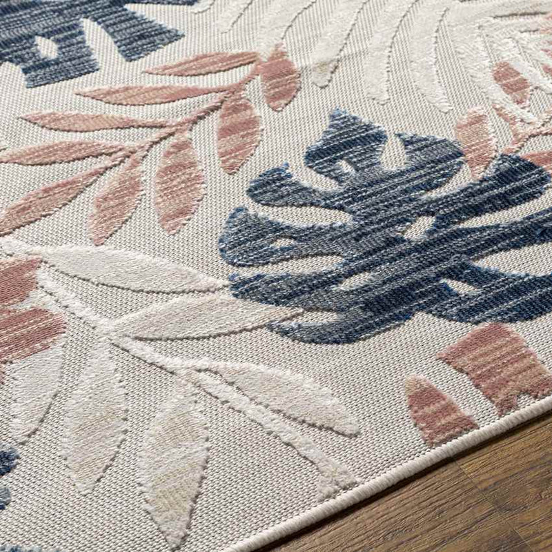 Delia Coastal Cream Area Rug