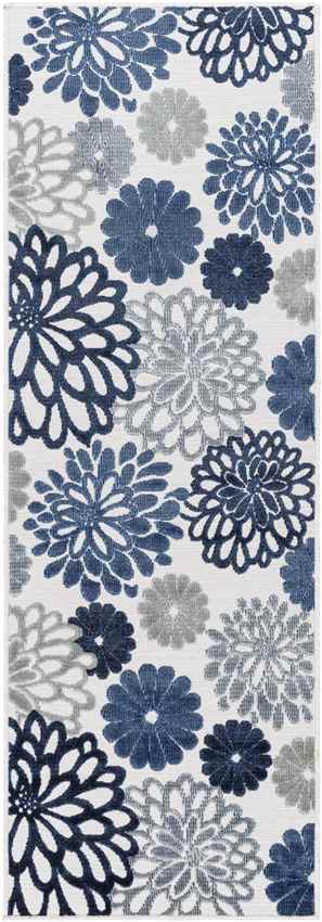 Ekron Cottage Dark Blue Area Rug