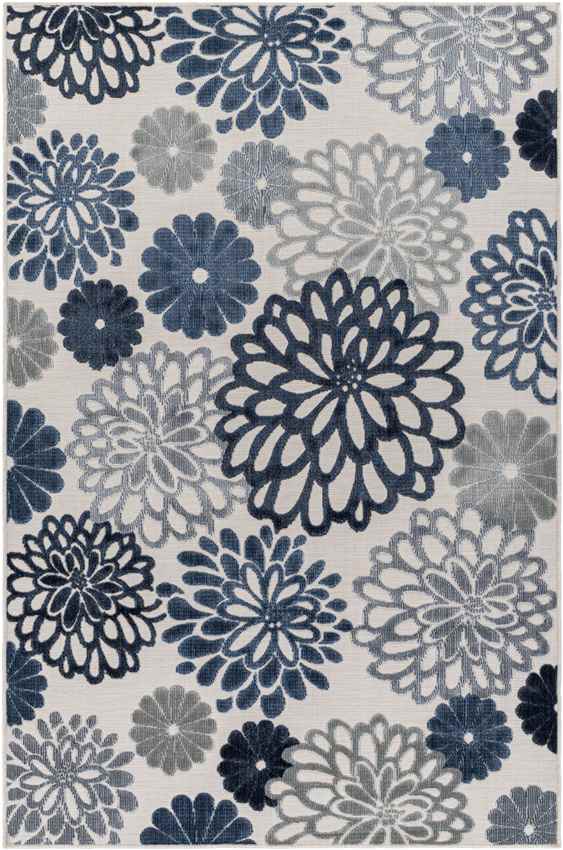 Ekron Cottage Dark Blue Area Rug