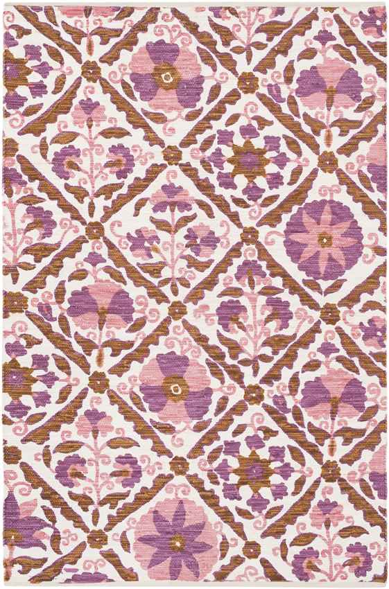 Kechi Global Light Pink Area Rug