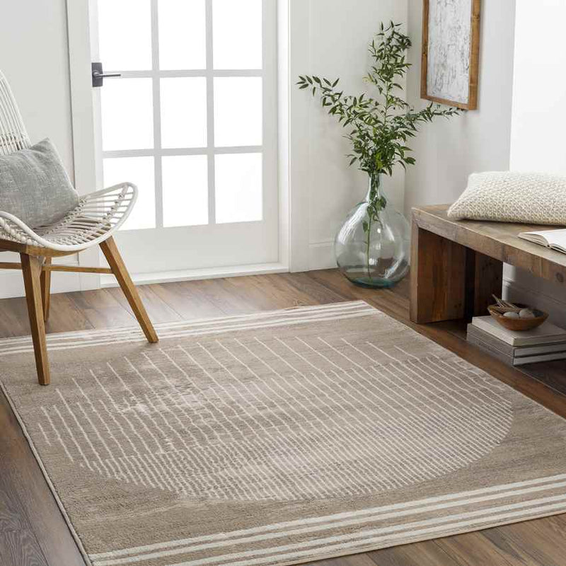 Neerbosch Modern Brown Area Rug