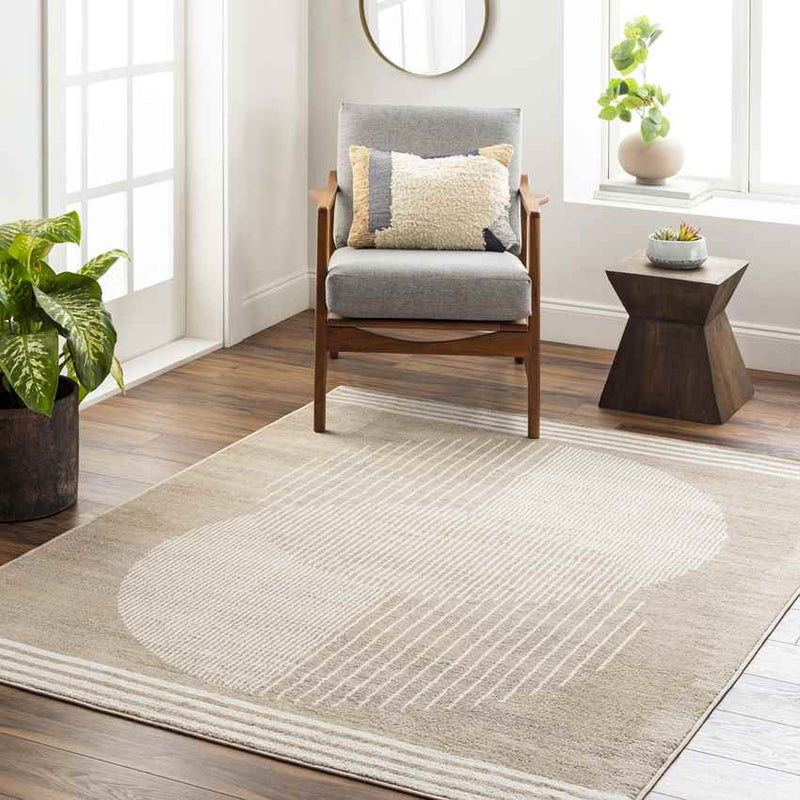 Lakin Modern Brown Area Rug