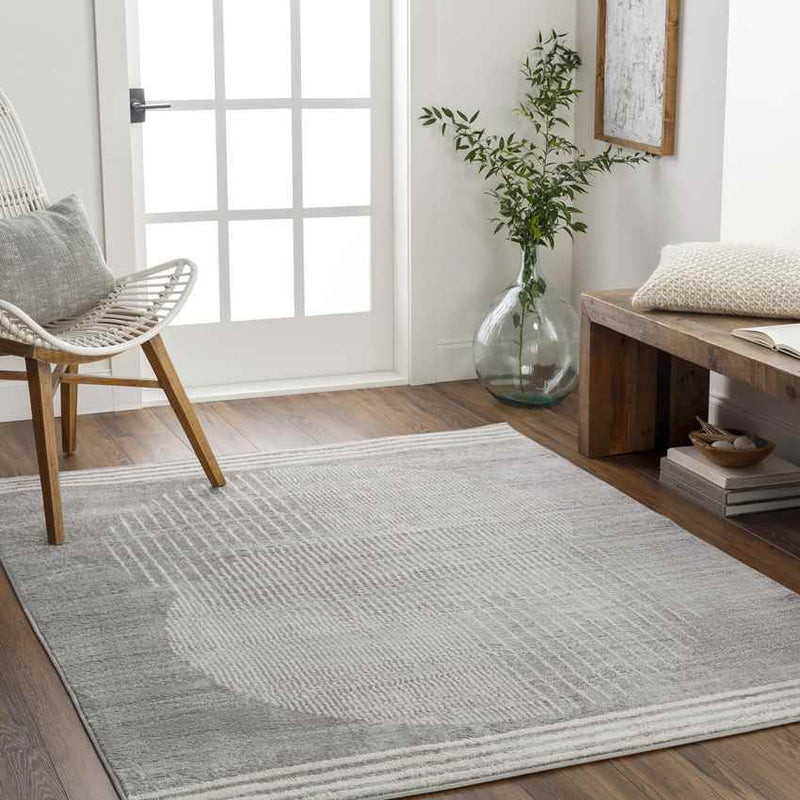 Lakin Modern Light Gray Area Rug