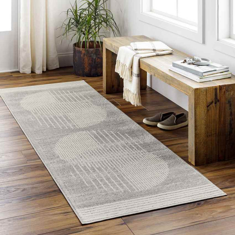 Lakin Modern Light Gray Area Rug