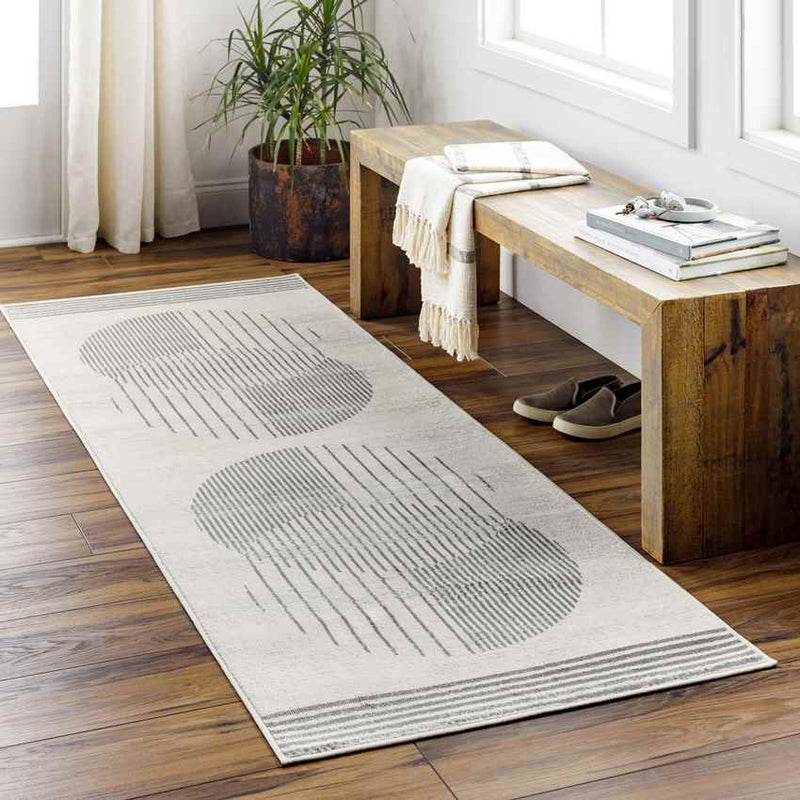 Lakin Modern Medium Gray Area Rug