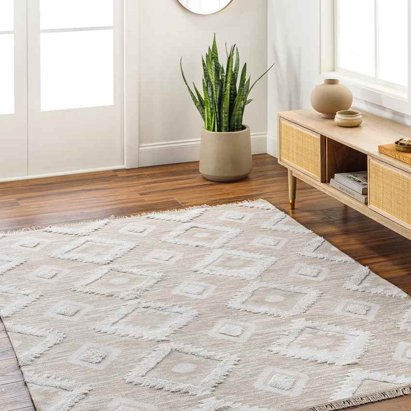 Moran Rustic Beige Area Rug