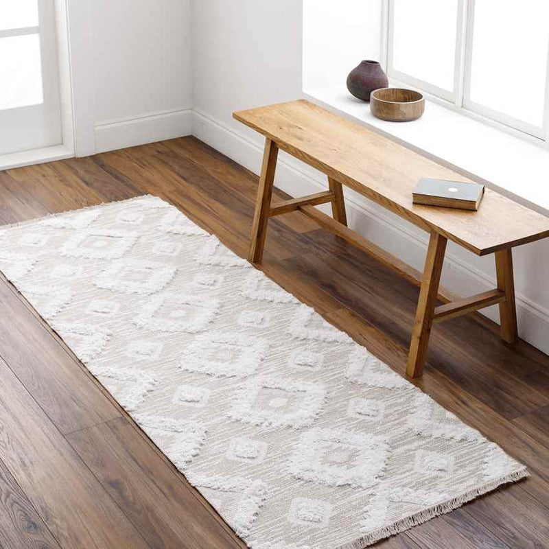 Moran Rustic Beige Area Rug