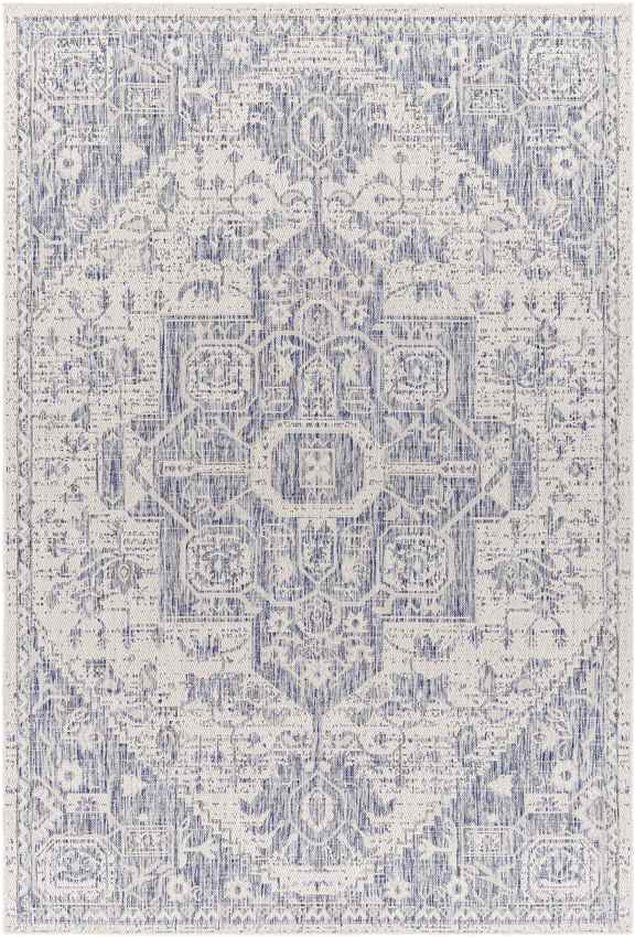 Alvord Traditional Denim Area Rug