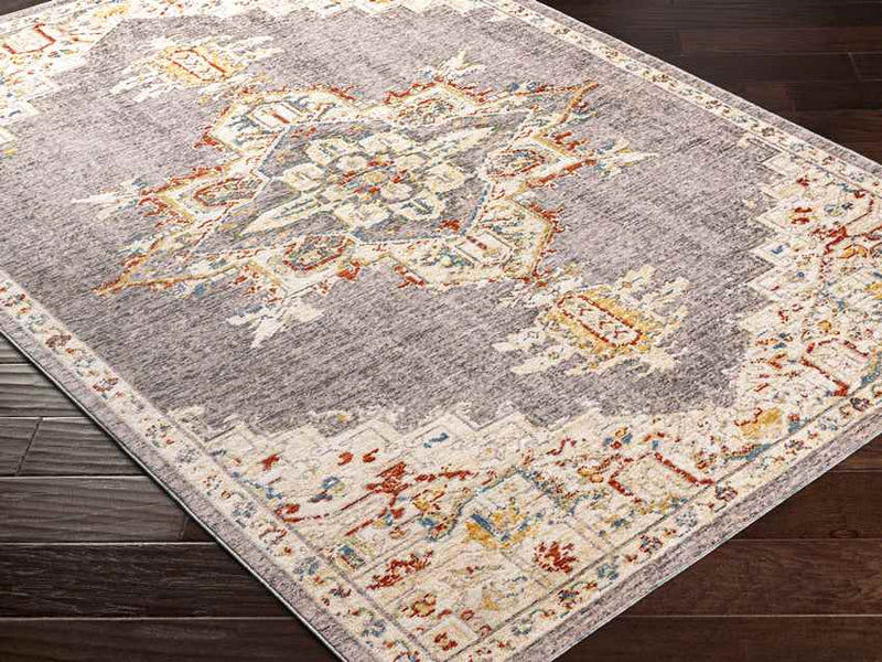 Ankeny Traditional Gray Area Rug