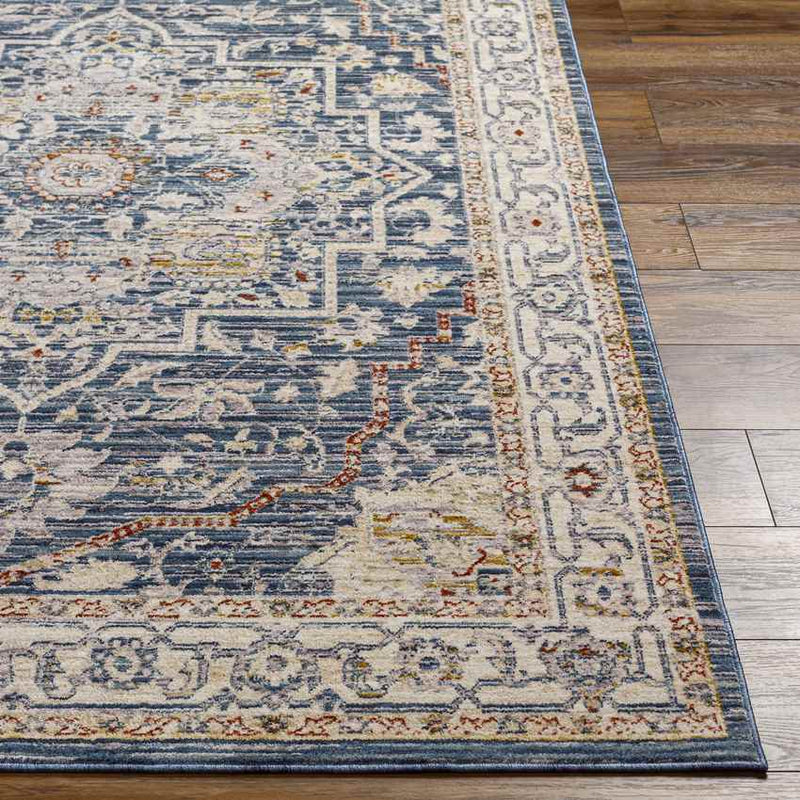 Asbury Traditional Denim Area Rug