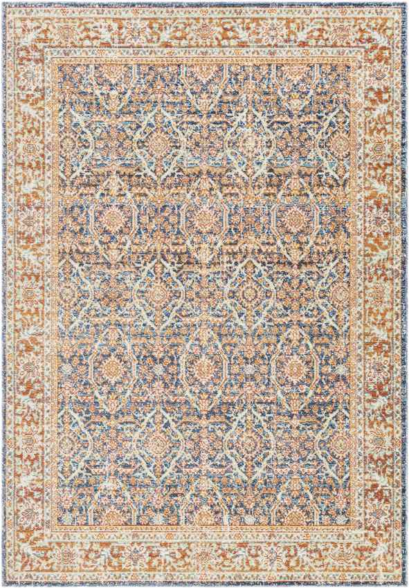 Rodman Traditional Orange Area Rug