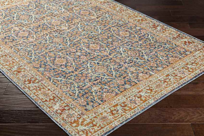 Rodman Traditional Orange Area Rug