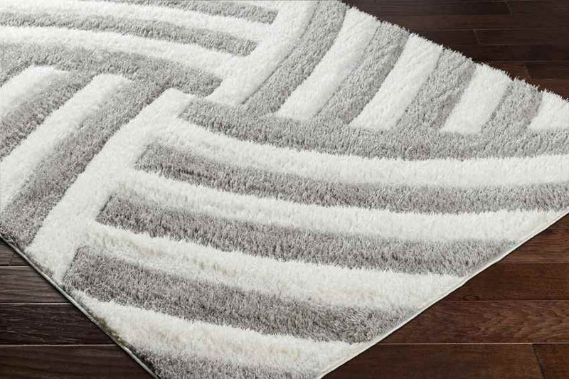 Sabula Modern Light Gray/Cream Area Rug