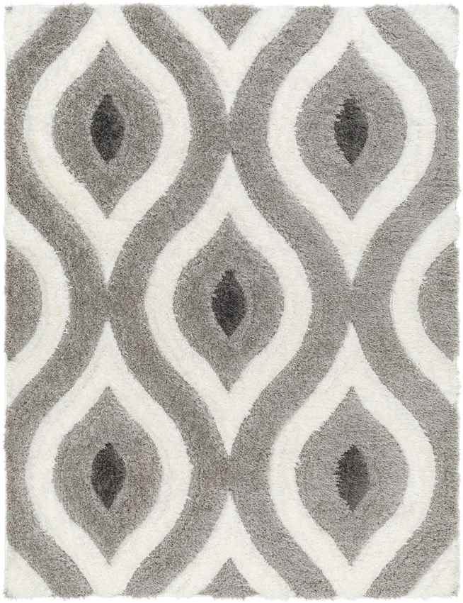 Salina Modern Dark Brown/Ivory Area Rug