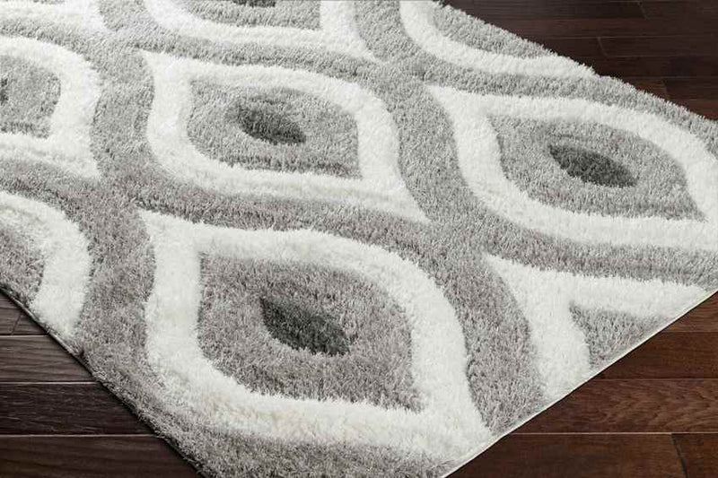 Salina Modern Dark Brown/Ivory Area Rug