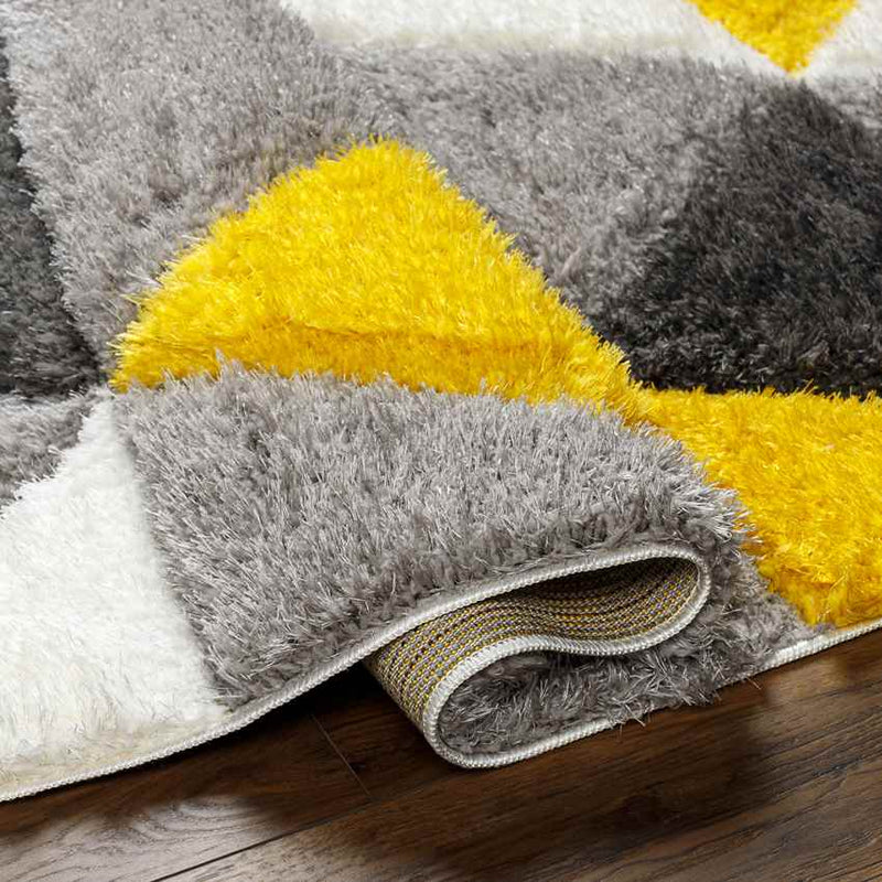 Salt Lick Modern Saffron/Ivory Area Rug