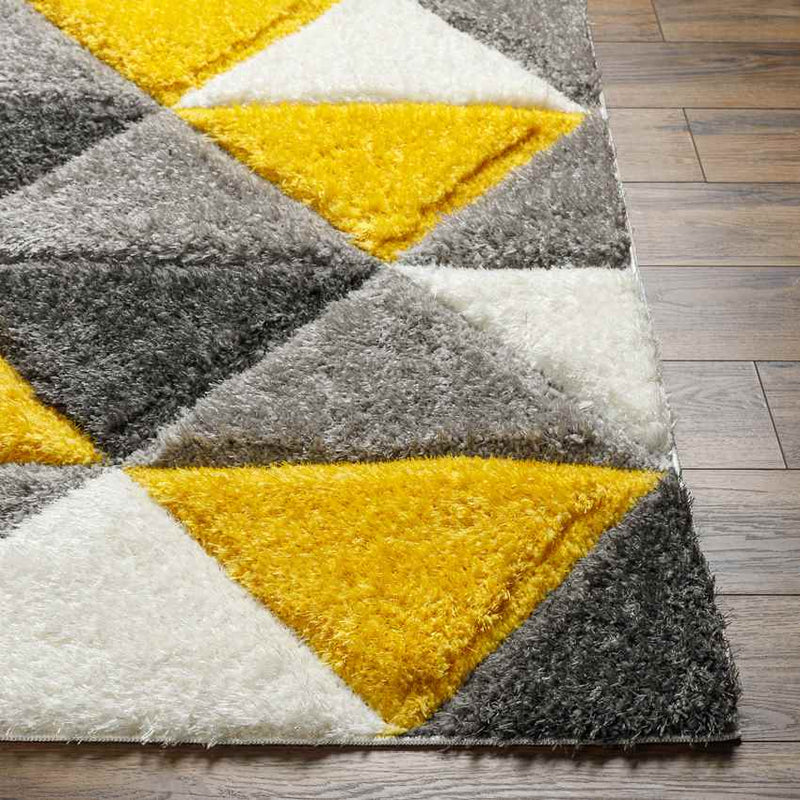 Salt Lick Modern Saffron/Ivory Area Rug