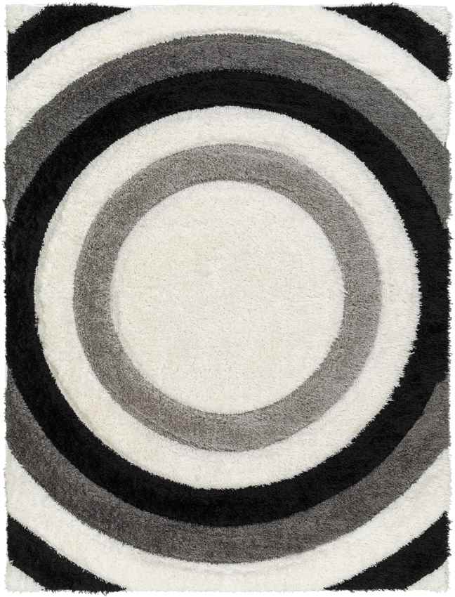 Sawyer Modern Black/Ivory Area Rug