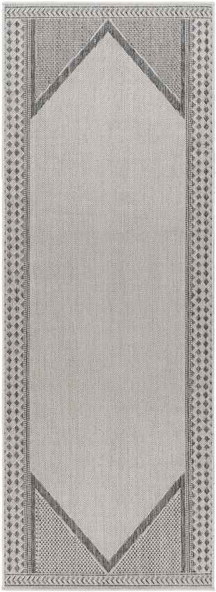 Silver Global Charcoal/Ivory Area Rug