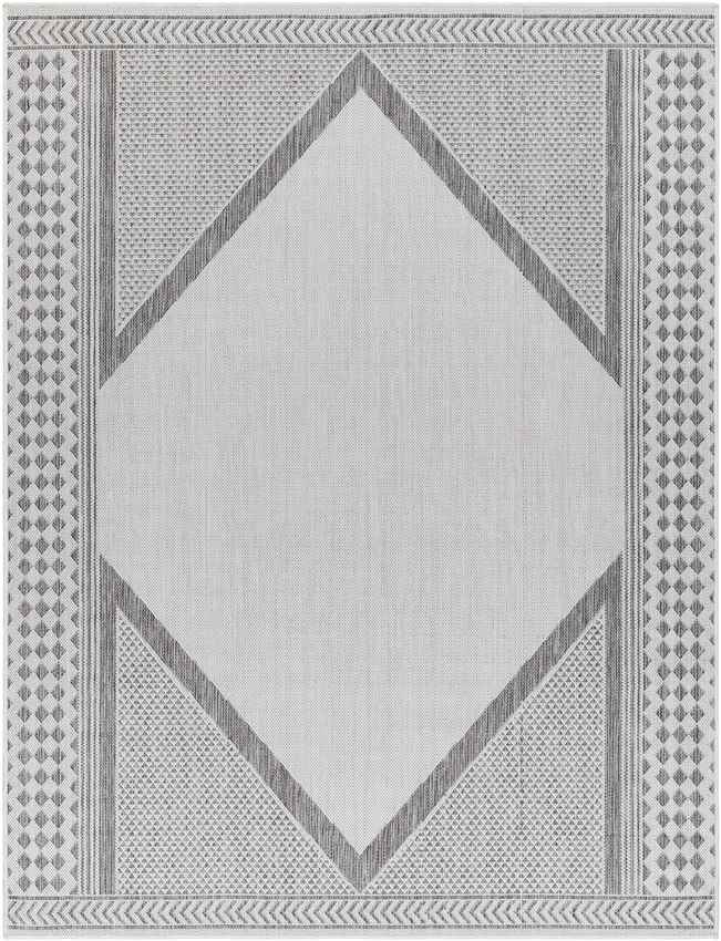 Silver Global Charcoal/Ivory Area Rug