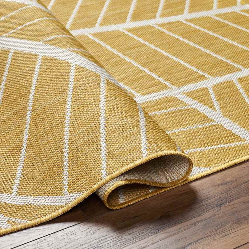 Smolan Coastal Mustard Area Rug