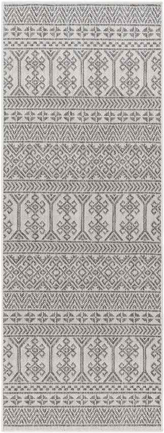 Solomon Global Silver Gray Area Rug