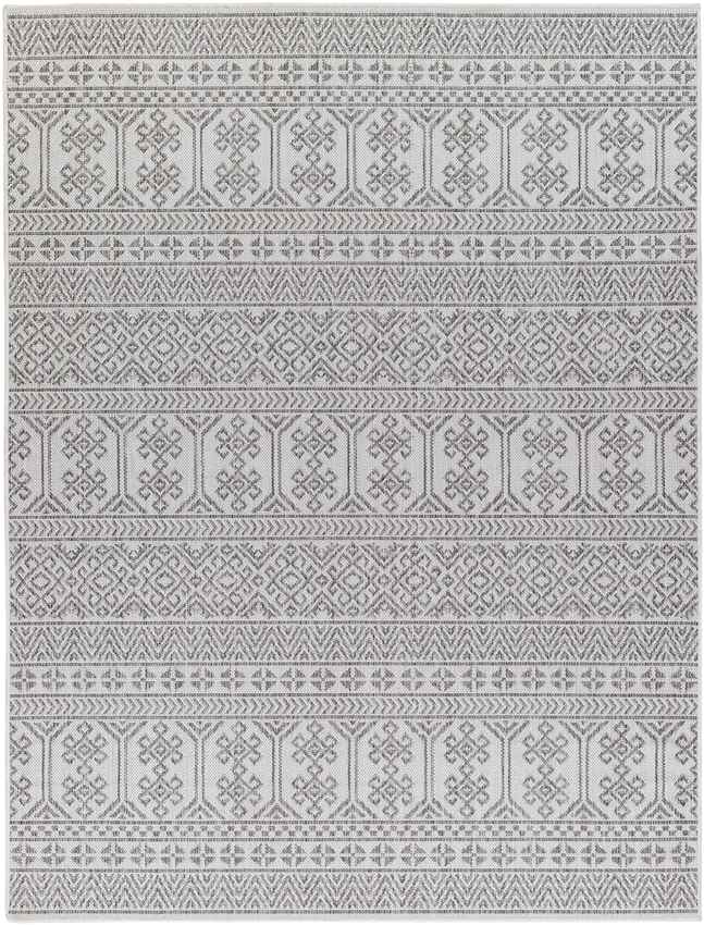 Solomon Global Silver Gray Area Rug