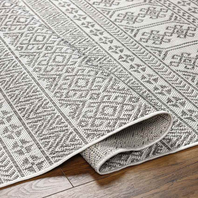 Solomon Global Silver Gray Area Rug