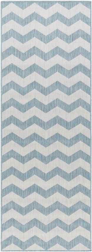 Spring Global Sky Blue/Ivory Area Rug