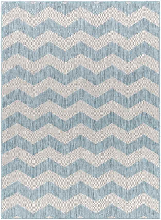 Spring Global Sky Blue/Ivory Area Rug