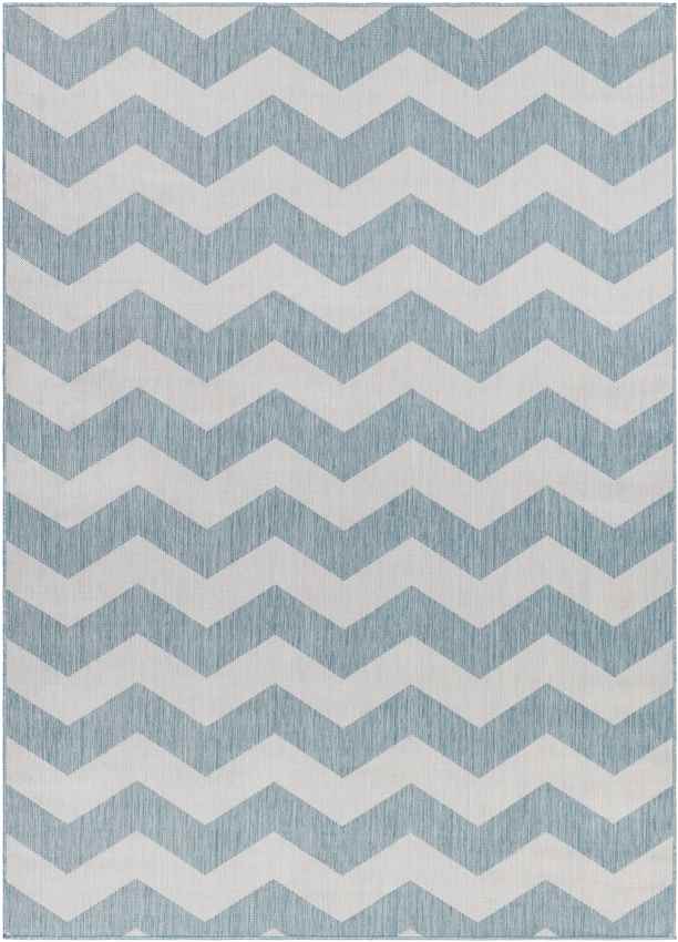 Spring Global Sky Blue/Ivory Area Rug