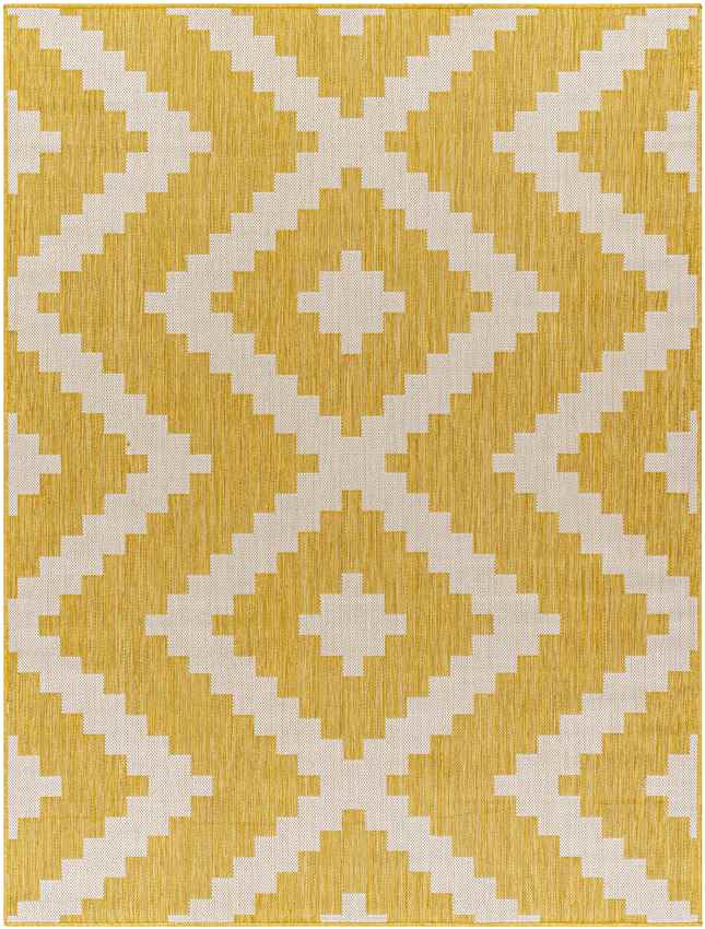 Squaw Global Mustard/Off-White Area Rug