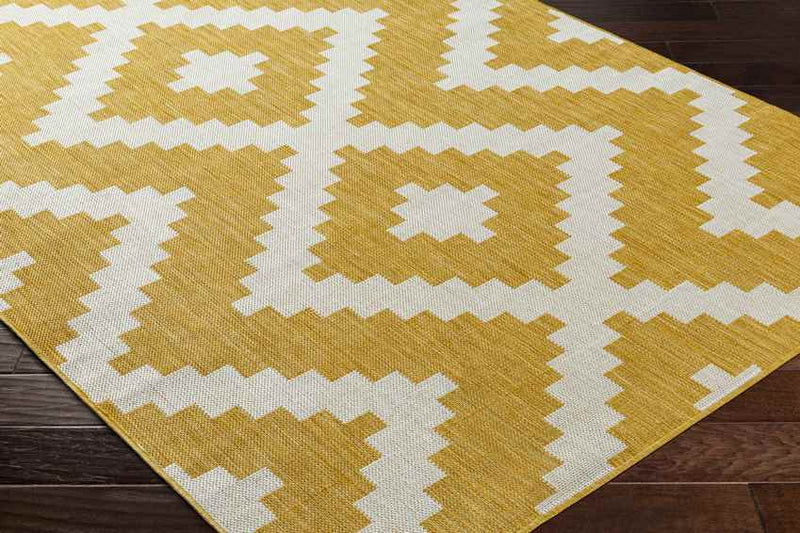 Squaw Global Mustard/Off-White Area Rug