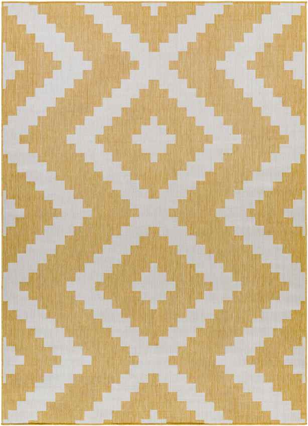 Squaw Global Mustard/Off-White Area Rug