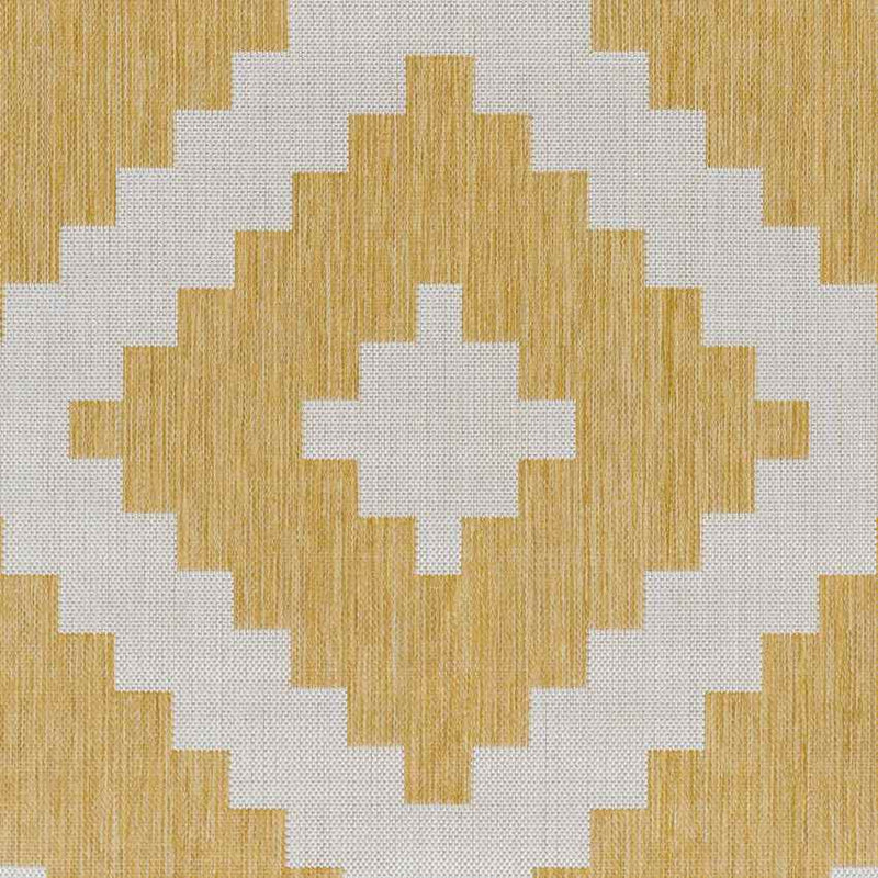 Squaw Global Mustard/Off-White Area Rug