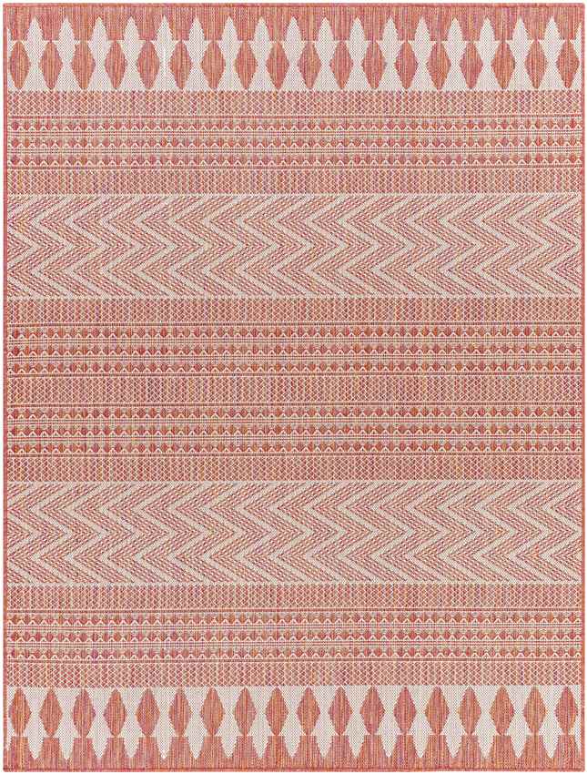 St George Global Dark Coral/Cream Area Rug