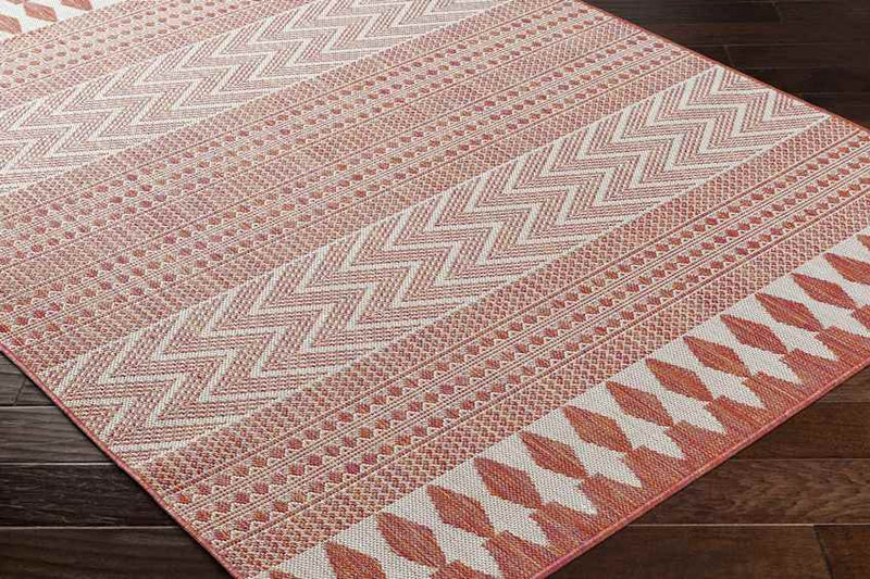 St George Global Dark Coral/Cream Area Rug