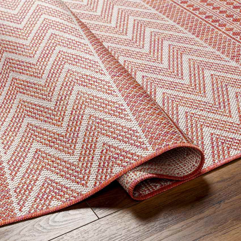 St George Global Dark Coral/Cream Area Rug