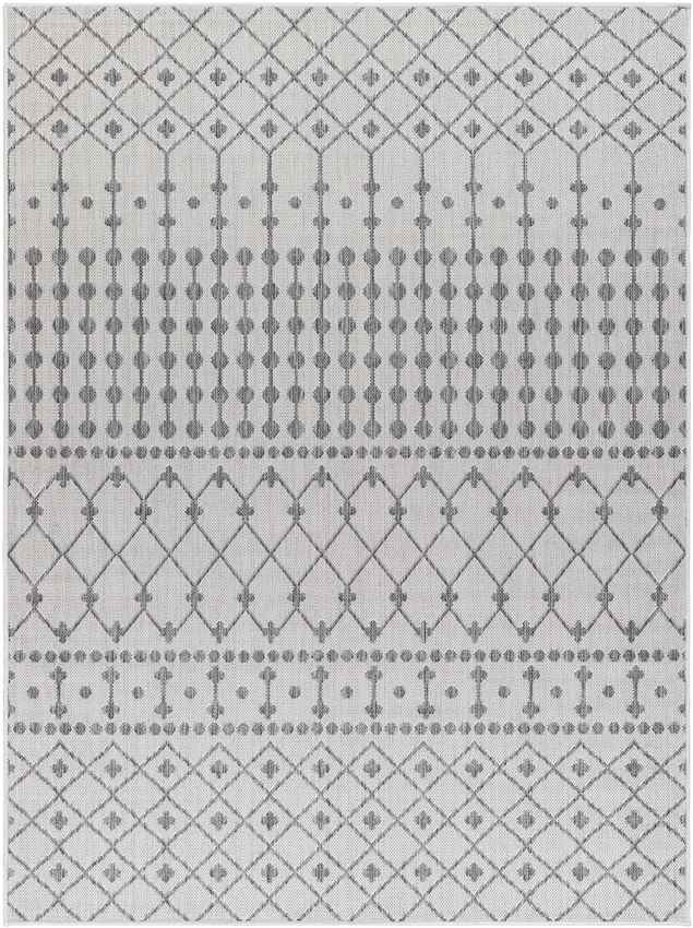 St Mary Global Medium Gray/Off-White Area Rug