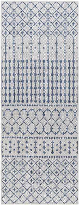 St Mary Global Off-White/Navy Area Rug