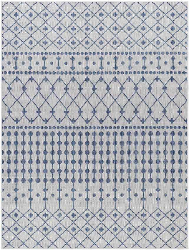 St Mary Global Off-White/Navy Area Rug